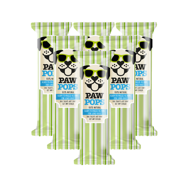 PAW POPS COOLING ICE POPS FOR DOGS. READY TO FREEZE